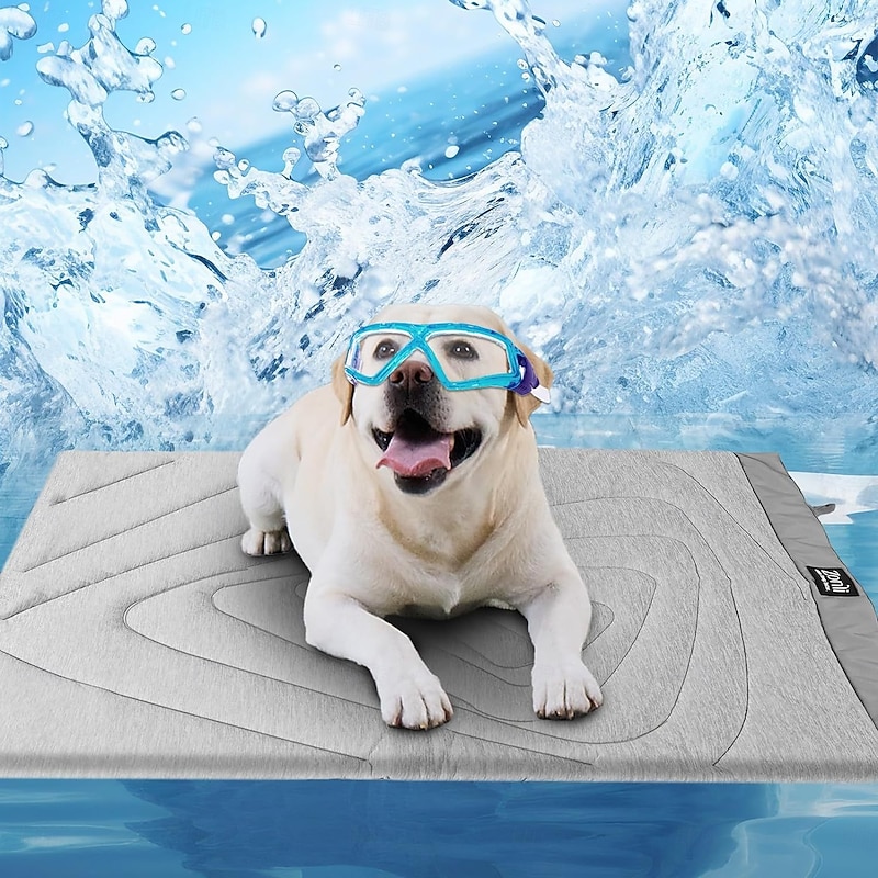 Dog Cooling Blanket For Large Dogs Washable Cool To Touch Dog Blankets For Bed Cover Soft Lightweight Cooling Dog Blanket Help Your Pet Sleep Well In Summer