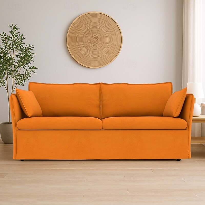 Sofa Cover Suitable For BACKSÄLEN Sofa Solid Color Quilted Velvet Slipcovers