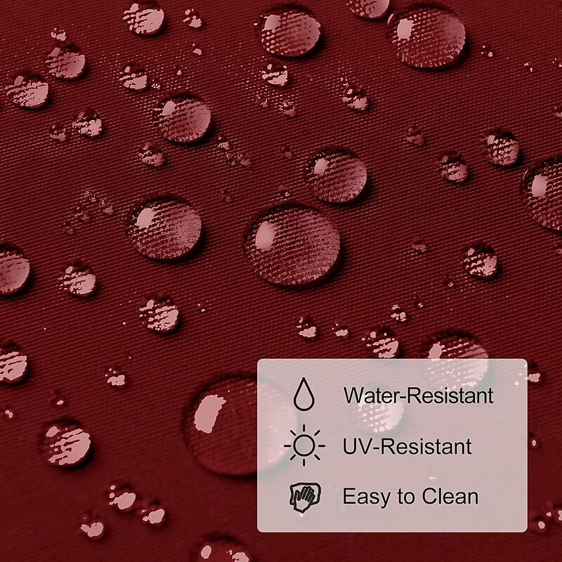 Outdoor Chair Cushions, Waterproof Overstuffed Memory Foam Bench Cushion for Swing Loveseat Patio Funiture 130*502