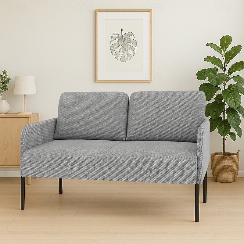 Sofa Cover Suitable For GLOSTAD Sofa Solid Color Quilted Slipcovers4