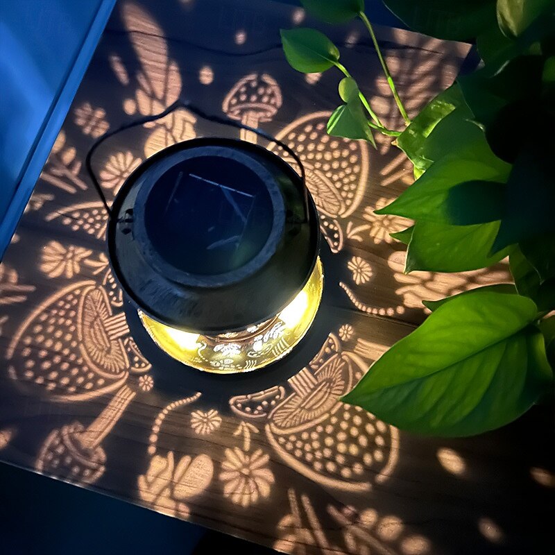 Solar Lanterns Outdoor Waterproof Hummingbird Hanging Lights for Outside with Metal Solar Decor Outside for Yard, Patio,Backyard,Porch Decoration3