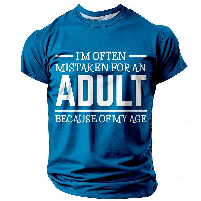 Mens Funny Graphic T-Shirt: 