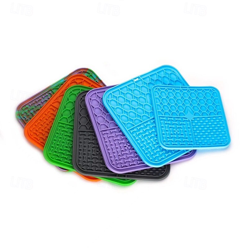 Dog Cat Pets Feeders / Food Storage / Feeding Bowl Silica Gel Portable Training Durable Solid Colored Blue Purple Orange Bowls & Feeding Home Daily Wear Professioanl Use3