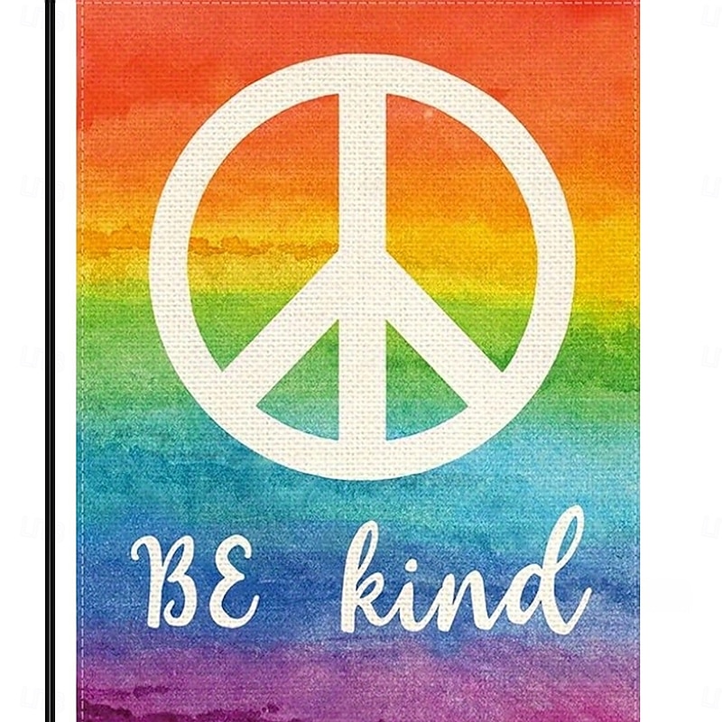 June Pride Month Pride Month LGBT LGBTQ Garden Flag 12x18Inch Yard Flags, Small Garden Flags for Outside, Outdoor Flags, Holiday Garden Flags for All Seasons4