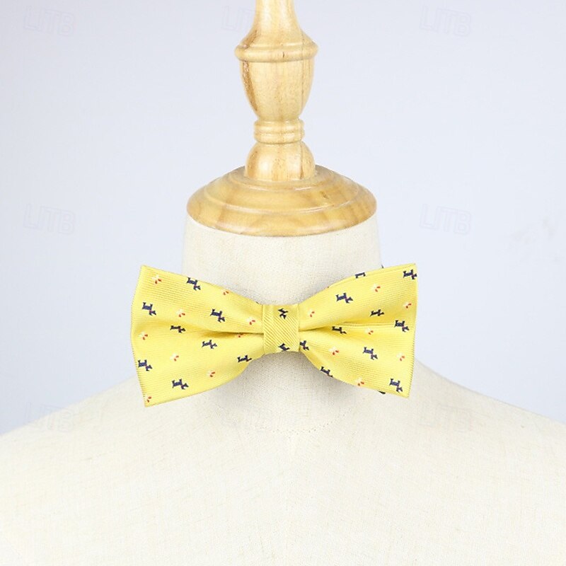 Men's Bow Tie Business Modern Contemporary Polka Dot Pattern Wedding Party Daily Wear2