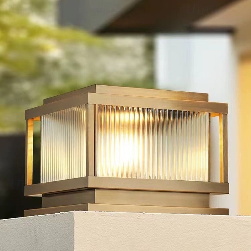 Outdoor Modern Outdoor Wall Lights Outdoor Metal Copper Wall Light 110-120V 220-240V 5 W2