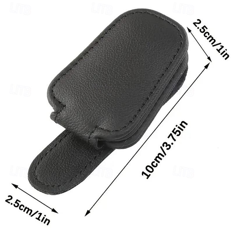 Car Sunglasses Holder Clip, Multi-Function Magnetic Card Clip for Sun Visor, Universal Interior Organizer for Eyewear and Sunglasses3
