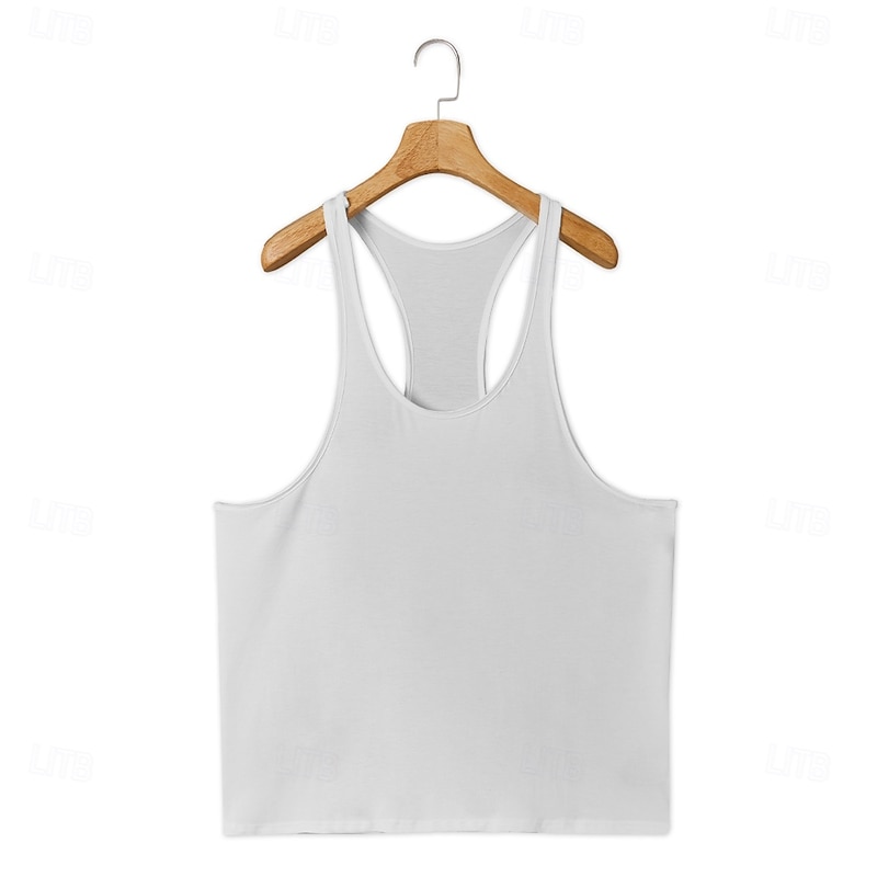 Men's Modal Tank Top Vest Undershirt Sleeveless Shirt Sleeveless U Neck Raw Edge Summer Plain Fashion Classic Comfortable Street Casual Sports Home Black White Khaki Top Tee for Men4