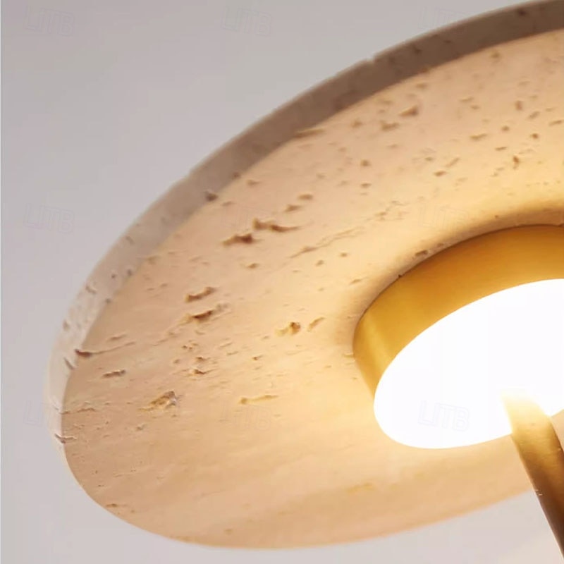 Wabi-sabi Yellow  LED Wall Sconce Lamp LED Atmosphere Light Staircase Courtyard Retro Balcony Bathroom Yellow Travertine 110-240V2