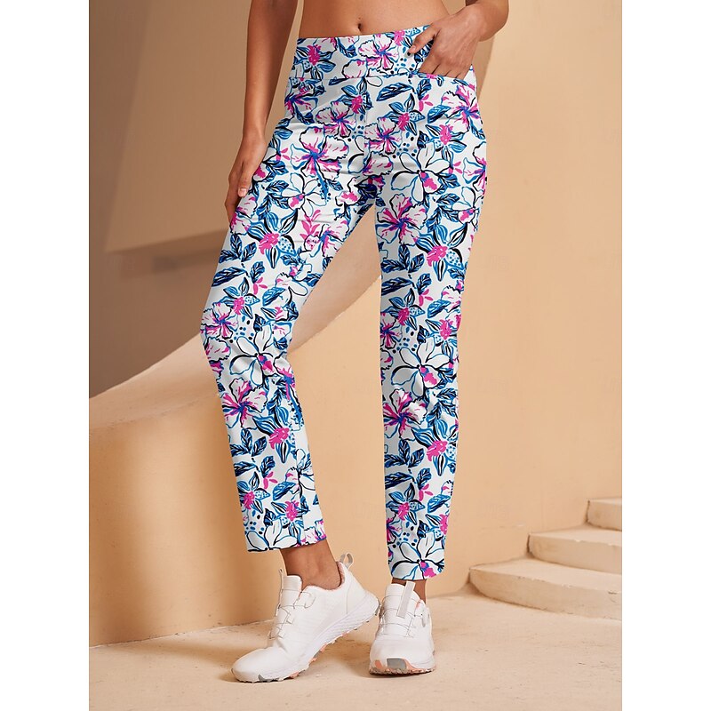 Women's Golf Pants White Pants / Trousers Ladies Golf Attire Clothes Outfits Wear Apparel