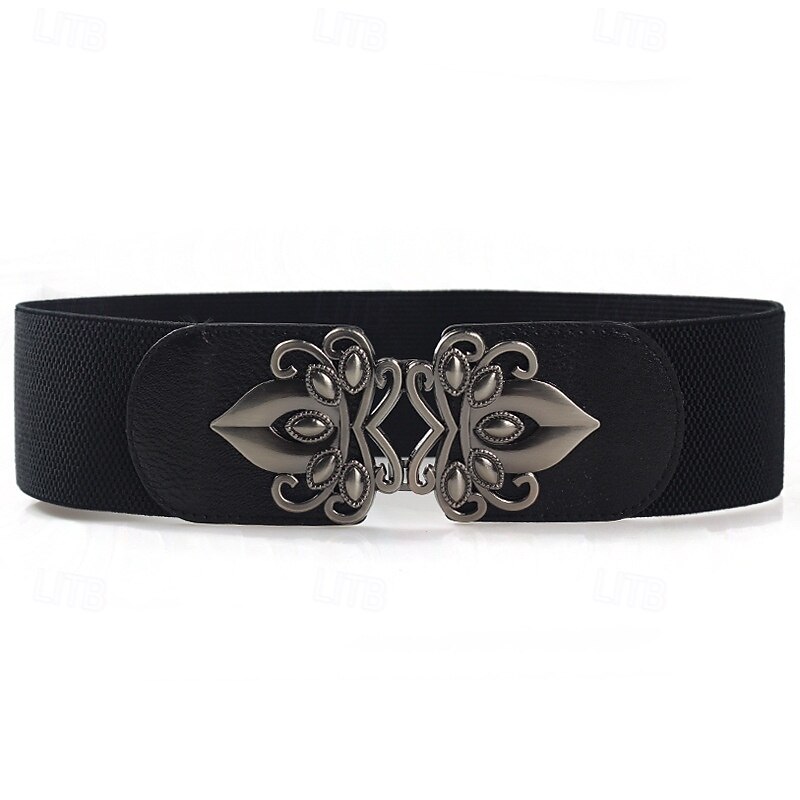 Women's Belt PU Black White Red Navy Blue Camel Waist Belt Street Daily Pure Color2