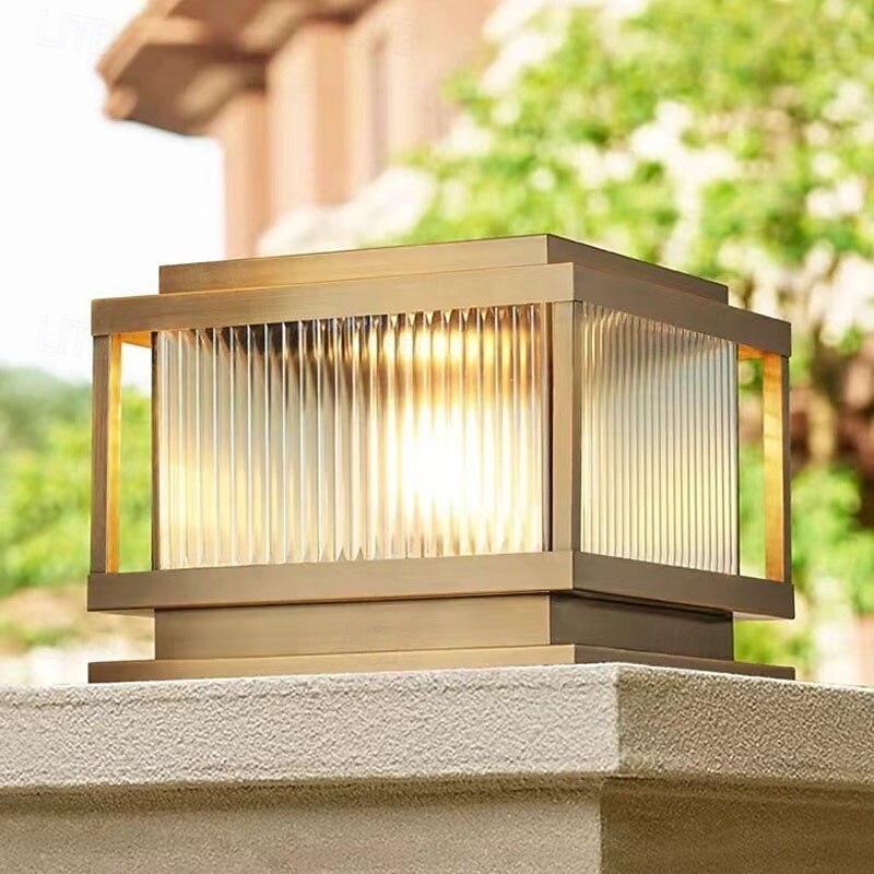 Outdoor Modern Outdoor Wall Lights Outdoor Metal Copper Wall Light 110-120V 220-240V 5 W4