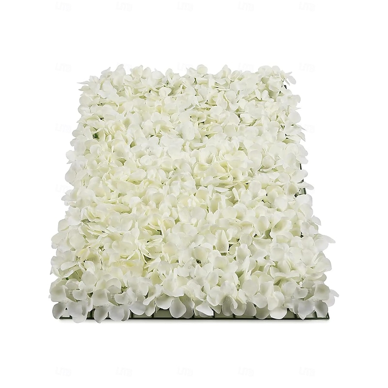 Artificial Simulation Fence, Rattan Decorative Garden Mesh, Wooden Telescopic Fence, Simulation Flower Wall for Wedding, Background, and Garden Decoration4