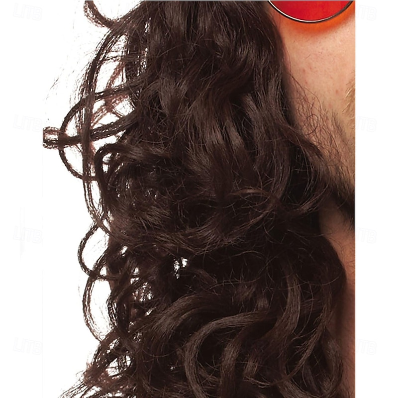 Groovy Hippie Wig Costumes 80s Rocker Wig Halloween Wigs4