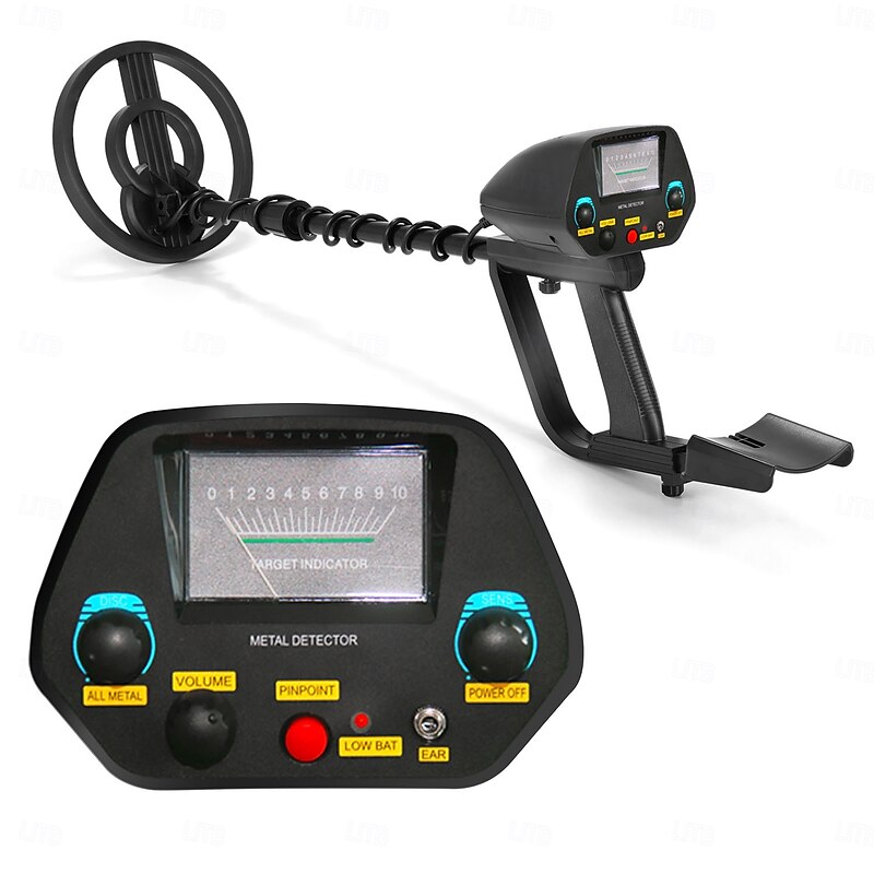 MD - 4080 Professional Metal Detector - Waterproof Pinpointer for Underground Gold, Silver, Copper and Iron Detection