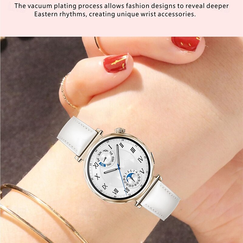 S6mini Smart Watch 1.32" AMOLED Women's Fitness Tracker with Bluetooth Calling, Sleep Monitor, NFC Unlock, Period Reminder, Sport Modes, IP67 Waterproof, Compatible with Android iOS4