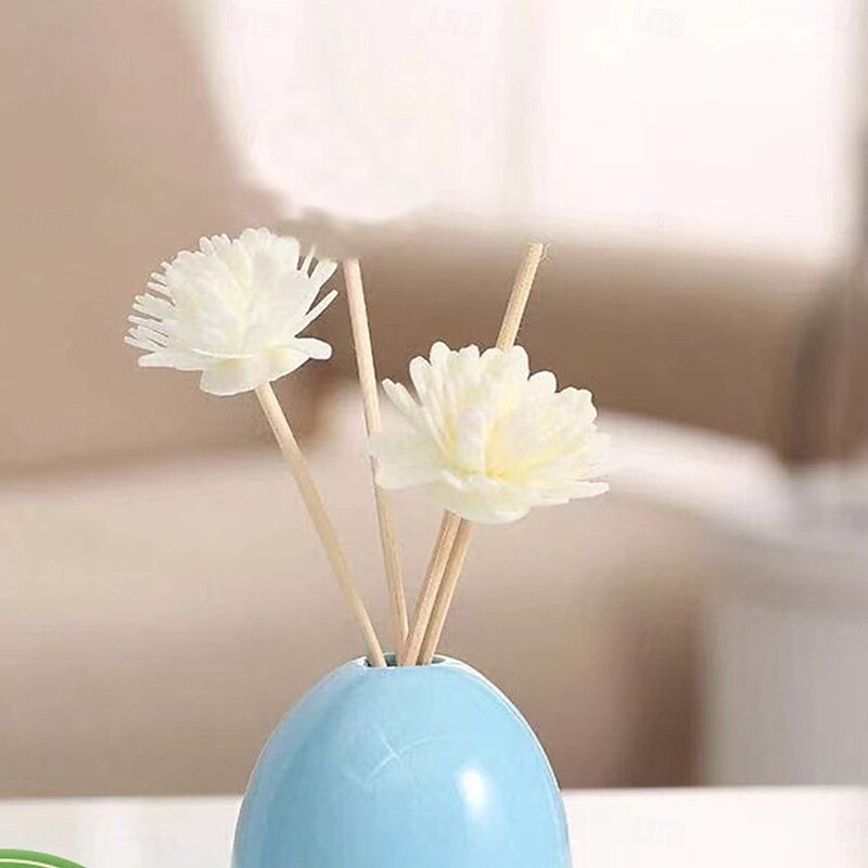 Artificial Flower Air Freshener Diffuser, Non-Fire Scent Expansion Decoration, PE Fragrance Diffuser for Home, Living Room, Bathroom, Wedding, Party Decor (Essential Oil Not Included)2