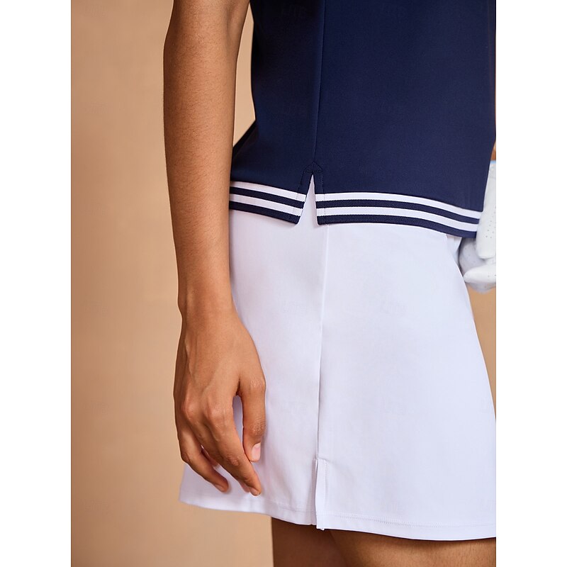 Women's Golf Polo Shirt Black Pink Dark Navy Short Sleeve Ladies Golf Attire Clothes Outfits Wear Apparel4