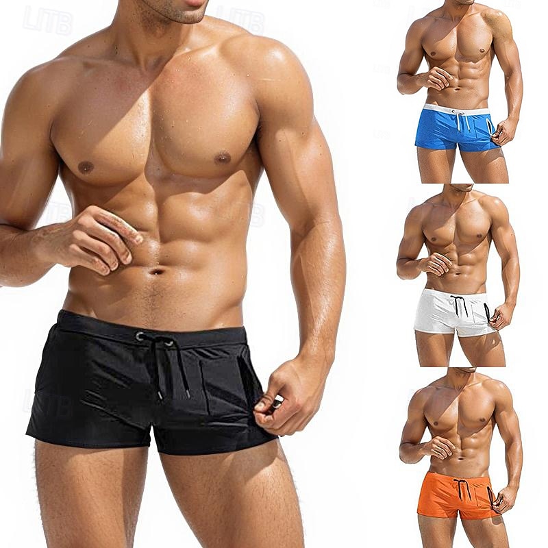 Men's Running Shorts Gym Shorts Sweat Shorts Drawstring Pocket Elastic Waistband Shorts Outdoor Sports & Outdoor Athletic Quick Dry Lightweight Soft Marathon Workout Walking Tailored Fit Sportswear