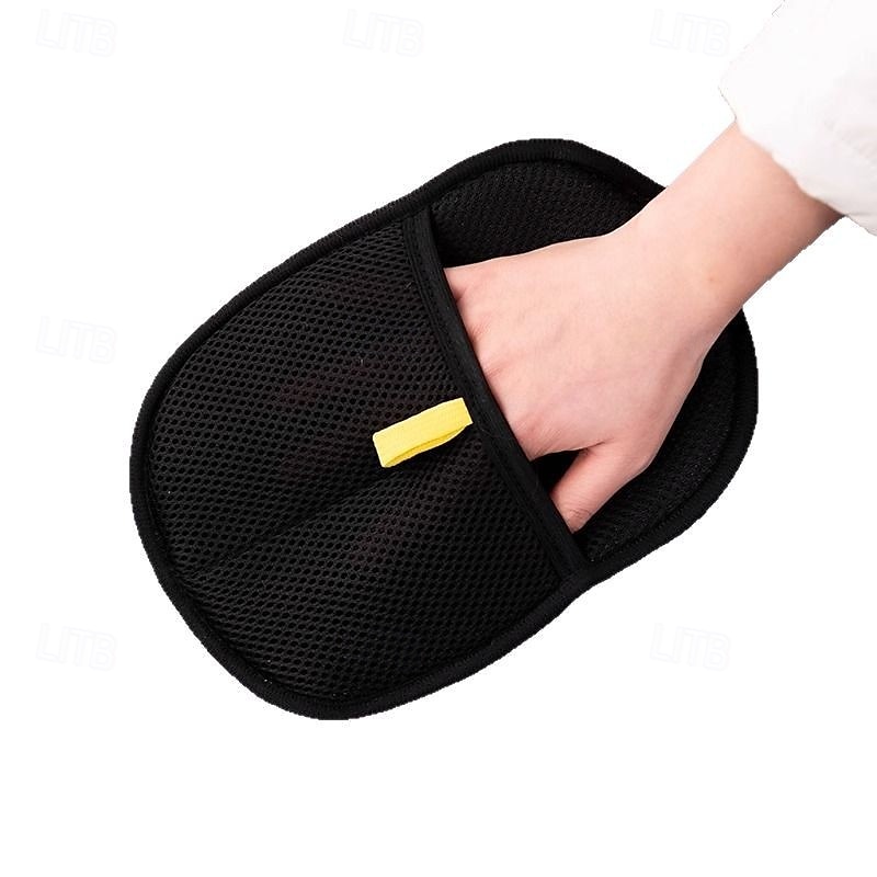 Static Removal Gloves for Pet Hair, Reusable Pet Grooming Gloves for Washing, Double-Sided Cat Dog Grooming Gloves for Deshedding2