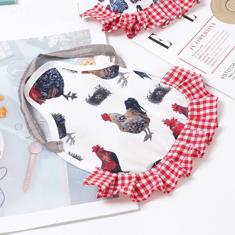 Pet Feather Protection Fixture Rooster Pattern Back Wing Protector Hen Saddle Apron3