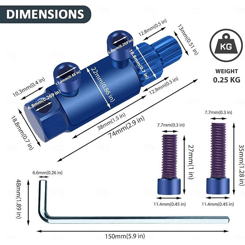 New Pipe Extractor Tool Pipe Nipple Extractor Set Pipe Remover Kit Broken Pipe Thread Remover Fits 1/2 inch to 1 inch Pipe Capacity Great Diy Gift for Men2