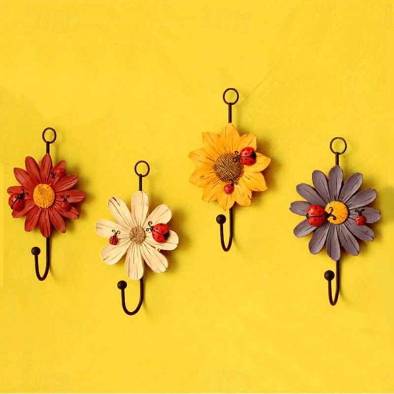 Garden Wall Hooks, Door-Back Coat Hooks, Resin Hooks for Home Decor4