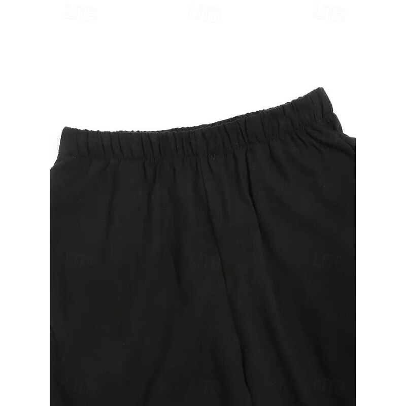 Women's Wide Leg Chinos Baggy Pants Vacation Vintage Basic Ankle-Length High Waist Floral Graphic Printing Thermal Warm Soft Breathable Micro-elastic Vacation Street Causal Black Blue Summer Spring4