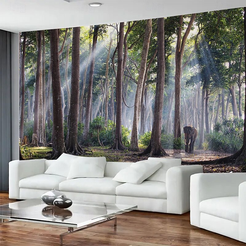 Tropical Plants Forests Animal Landscapes Hanging Tapestries Mural Art Large-Scale Tapestries Mural Decorations Photos Backgrounds Curtains Home Furnishings Bedrooms Living Rooms Decorations