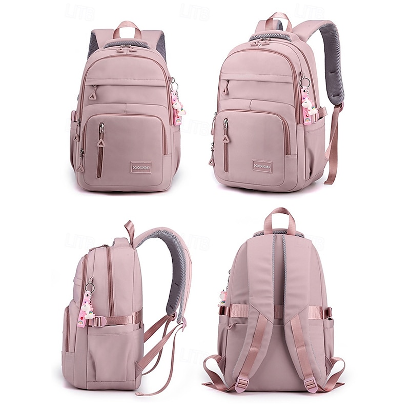 Women's Waterproof and Scratch Resistant Travel Backpack - Multi-Pocket Laptop Bag, Stylish and Lightweight School Bag for Teenage Girls and College Students4