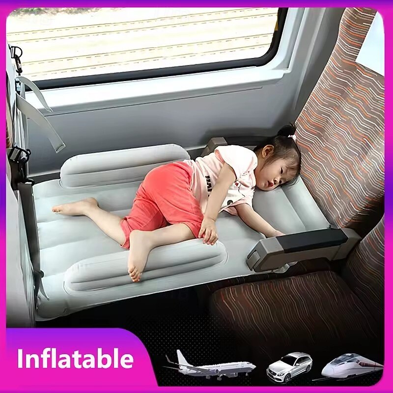 Airplane Bed for Kid Vliegtuig Bedje Kind 's Car Bed Air Mattress For Planes Trains Buses Outdoor Kids Pad2