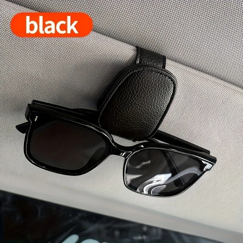 Car Sunglasses Holder Clip, Multi-Function Magnetic Card Clip for Sun Visor, Universal Interior Organizer for Eyewear and Sunglasses
