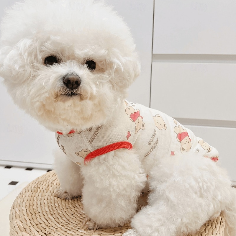 Dog Shirts Quick Dry Soft Stretchy Pet T-Shirts with Reflective Label Tank Top Sleeveless Vest Sun Protection Dog Clothes for Small Dogs Medium4