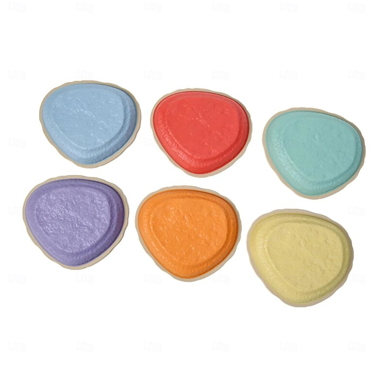 Cross-Border Kids Tactile Stepping Stones - Sensory Integration Training River Crossing Stones with Textured Surfaces4