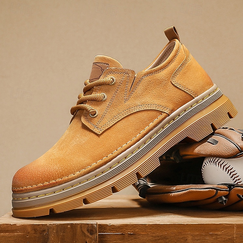 Men's Casual Shoes with Cushioned Footbed and Comfortable Fit - Perfect for Everyday Wear and Outdoor Excursions