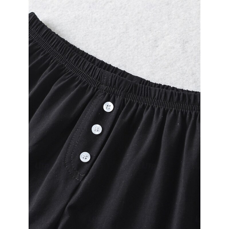 Women's Shorts Solid Color Chinos Fashion Casual Athleisure Short Mid Waist Plain Elastic Waistband Comfy Soft Comfortable Stretchy Outdoor Street Light Gray Black White Blue Summer Loose Fit4