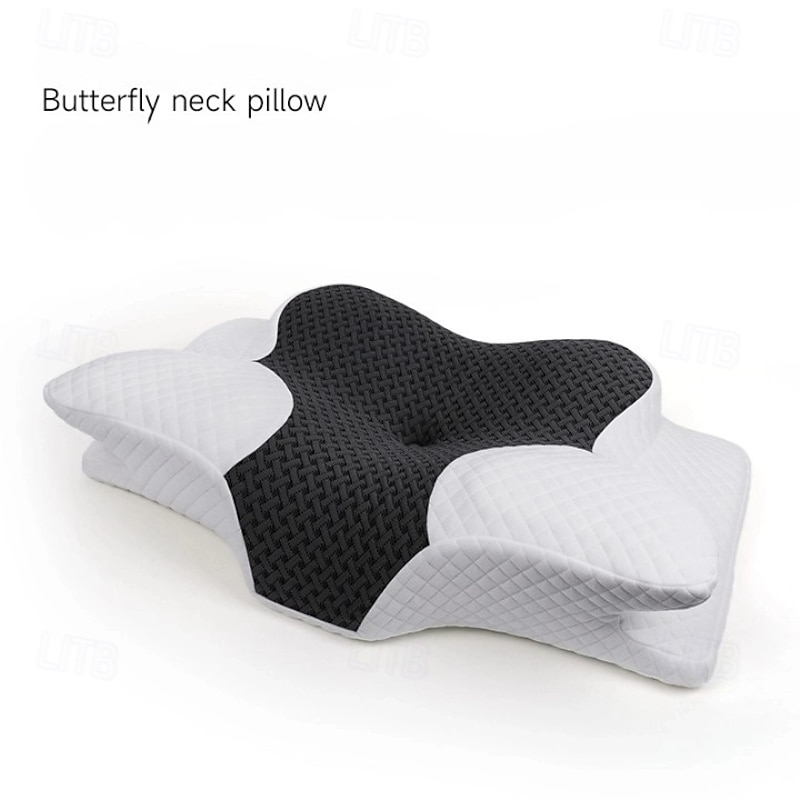 Memory Foam Slow Rebound Neck Pillow Memory Cotton Pillow Butterfly Neck Pillow Cervical Pillow for Neck Pain Relief 2025 - $51.99