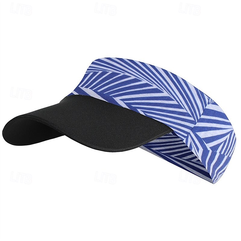 Tennis Sport Visor Sun Visor Women's Graphic Fashion Breathable Quick Dry Stretchy for Tennis Baseball Running Summer Black Multi color Red3
