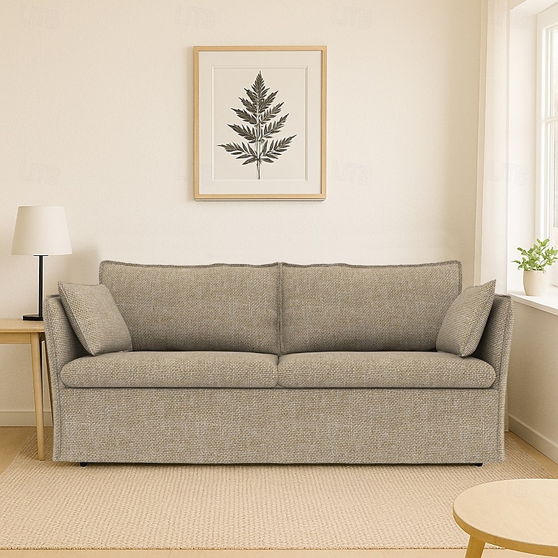 Sofa Cover Suitable For BACKSÄLEN Sofa Solid Color Quilted Slipcovers