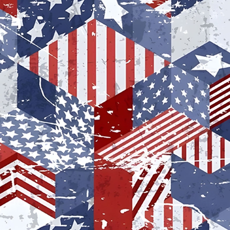 Independence Day Men's Eagle Patriotic USA Flag Lined Shorts 2 in 1 Board Shorts Swim Trunks Mid Waist Holiday Side Pockets With Compression Liner Elastic Drawstring Waist Designer Clothing Apparel2