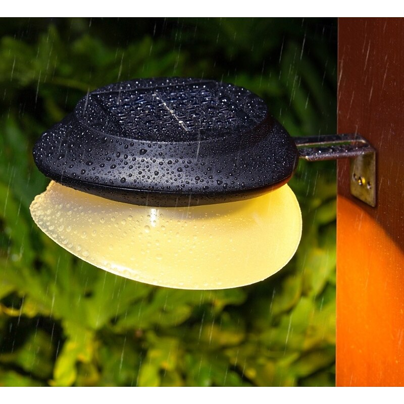 Solar Fence Lights Outdoor Wall Lights 9 LED Super Bright Waterproof Wireless Security for Garden Wall Yard Deck2