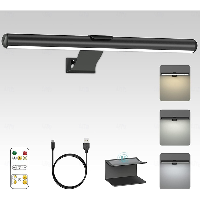 LED Picture Lights for Paintings Plug in, Rechargeable Adjustable Art Light Gallery Wall Light for Display Art Work