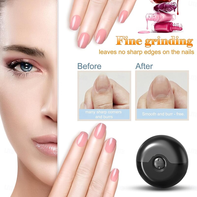 2 in 1 Electric Polishing Automatic Nail Clippers for Baby and Elderly, Rechargeable Nail Trimmer with Safe Anti-Pinch Design, Nail Care Grooming Tool3