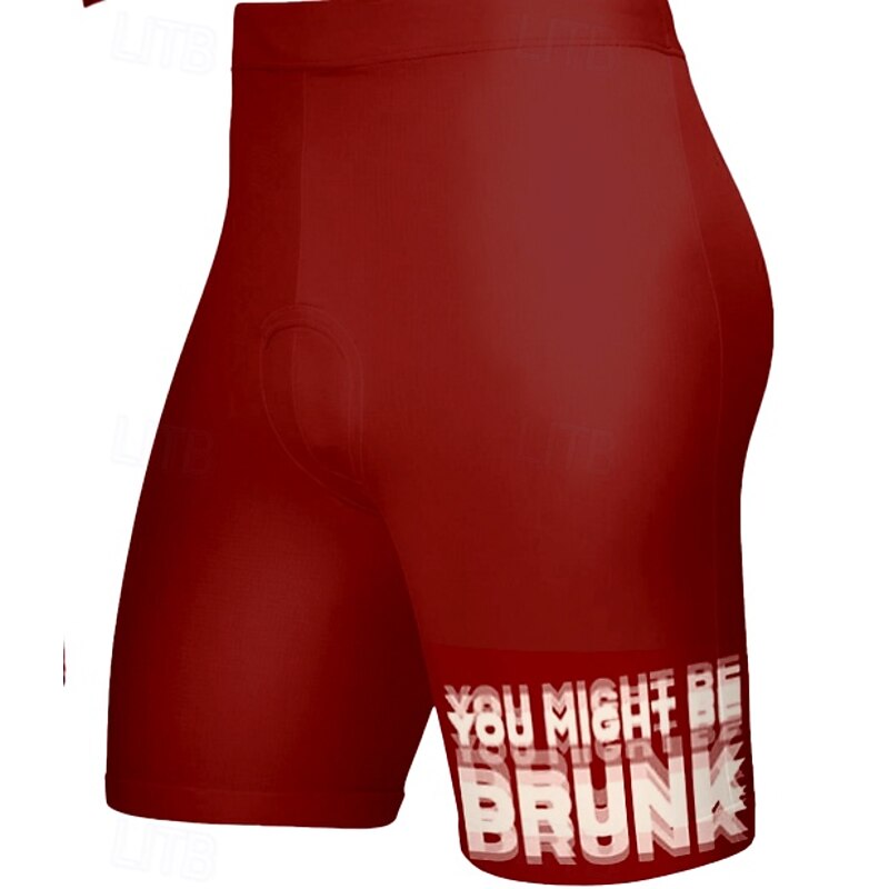 CAWANFLY Men's Cycling Jersey with Shorts Short Sleeve Wine Bike Sports Graphic Letter & Number Clothing Apparel4