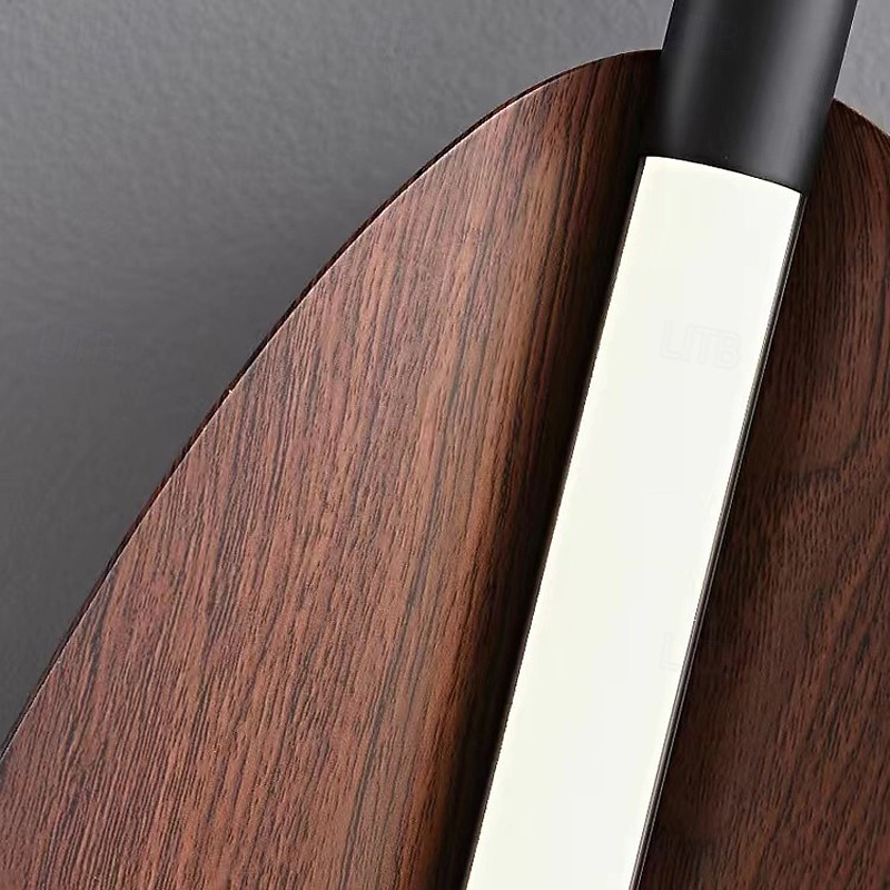 LED Indoor Wall Lights 3-Color Light Source 40cm Wabi-Sabi Style Personalized Creative Retro Leaves Medieval Bedroom Study 110-240V4