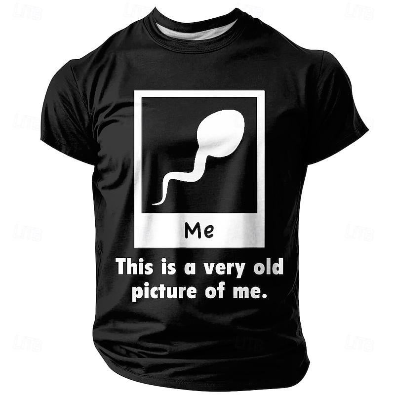 Men's Adult Humor T Shirt Short Sleeve T shirt 3D Print Crew Neck Shirt Fashion Daily Street Casual Daily Black Red Blue Summer Spring All Seasons Clothing Apparel S M L XL XXL XXXL4