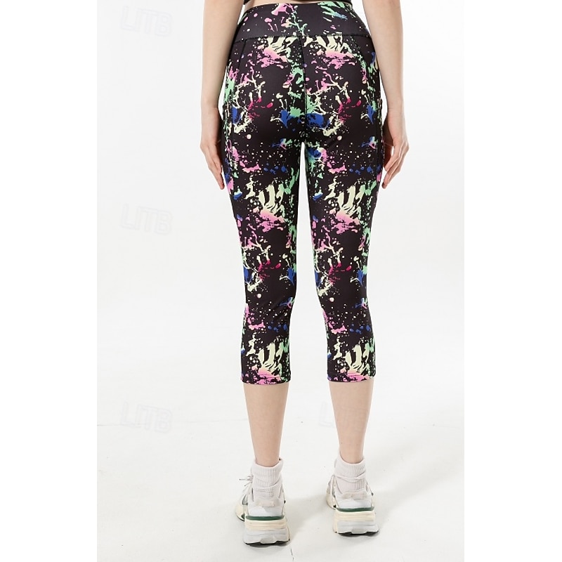 Women's EU / US Size Tights Capri shorts Cozy Leggings Tights Casual / Sporty Calf-Length Natural Camouflage Basic Outdoor Sports Stretchy Yoga Casual Daily Camouflage Spring, Fall, Winter, Summer3