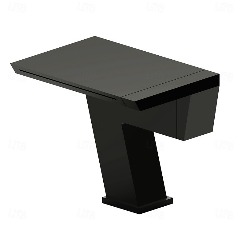 Kitchen faucet - Single Handle One Hole Brushed Gold Tall / High Arc Mount Outside Modern Contemporary Kitchen Taps