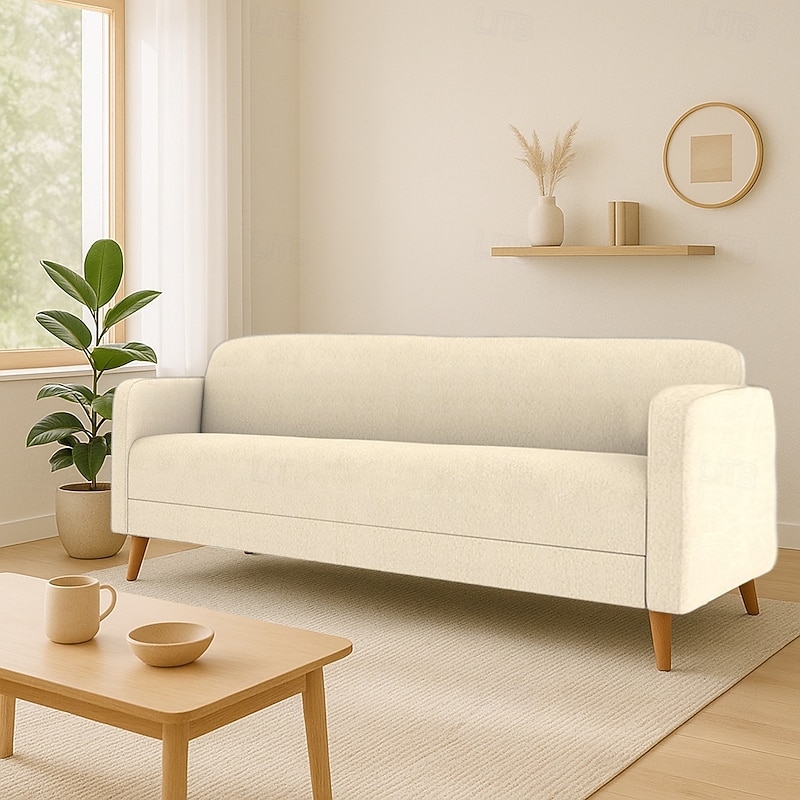 Sofa Cover Solid Color Quilted Polyester Slipcovers3