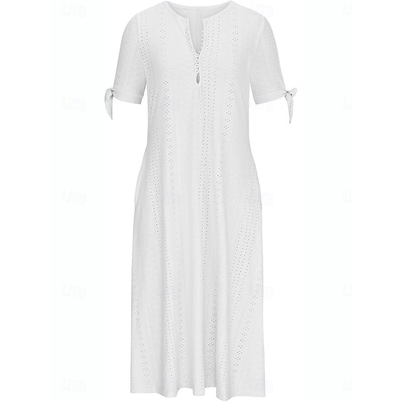 Women's Maxi Dress A Line Dress Summer Dress Casual Daily Regular Fit Graphic Short Sleeve V Neck Black White Navy Blue Purple Summer2